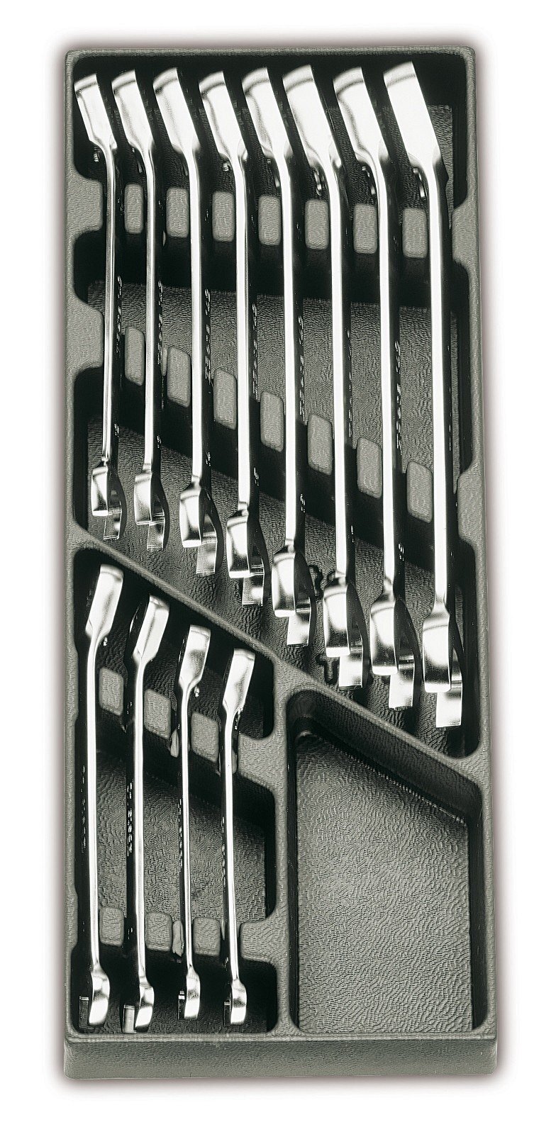 CHIAVI CHIAVE COMBINATE A CRICCHETTO SNODATE SNODO COMBINATA 7 PZ 8 19 Mm Gial 8457337 - Foto 6