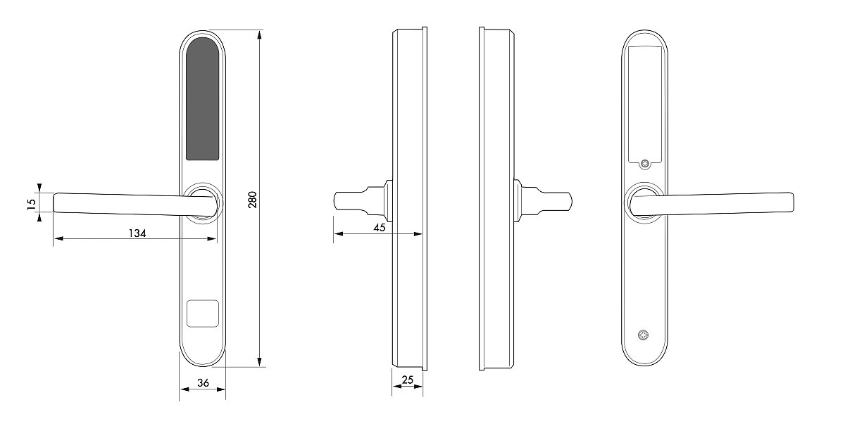 Serratura Elettronica Smart lock per armadietti - Intelock Box