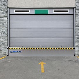 Paratia Antiallagamento Aquablock classic montaggio in luce installazione