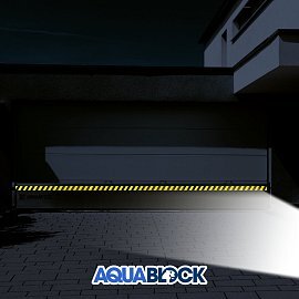 Paratia antiallagamento Aquablock notte