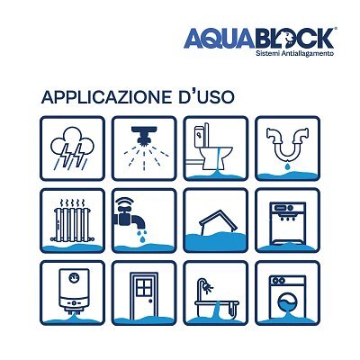 Tubi Autoespandenti Antiallagamento 100x20 cm Aquablock- 37