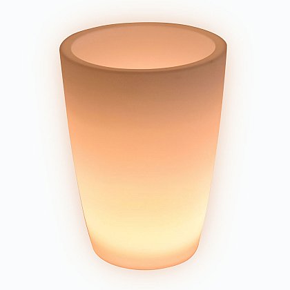 Vaso luminoso cypress per esterni - Large - Bianco Neutro ❒ Victualia®