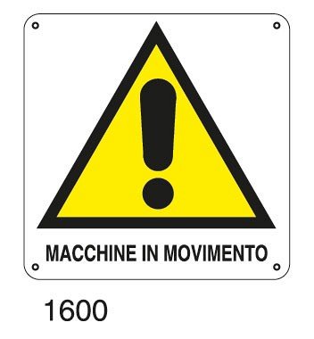 Macchine in movimento - B - PVC adesivo 220x220 mm