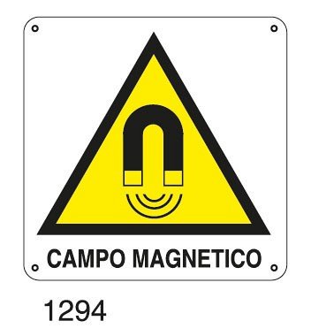 Campo magnetico - A - Alluminio 145x145 mm