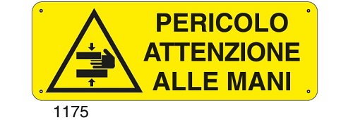 Pericolo attenzione alle mani