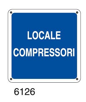 Locale compressori - B - Alluminio 160x160 mm