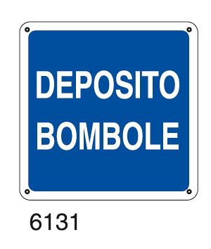 Deposito bombole - B - Alluminio 160x160 mm