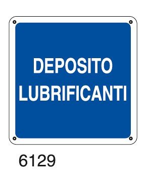 Deposito lubrificanti - B - Alluminio 160x160 mm