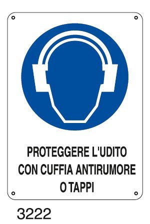 Proteggere l'udito con cuffia antirumore o tappi