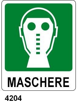Maschere - A - PVC adesivo 120x145 mm