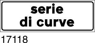 Serie di Curve - C - Alluminio CL.1 105x35 cm