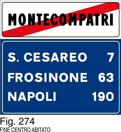 Fine Centro Abitato - A - Ferro CL.1 120x160 cm