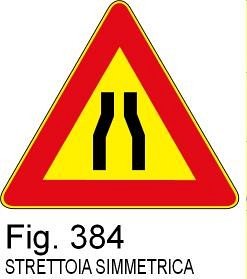 Strettoia Simmetrica - A - Alluminio CL.1 60cm