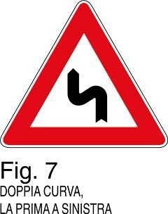Doppia curva la prima a sinistra