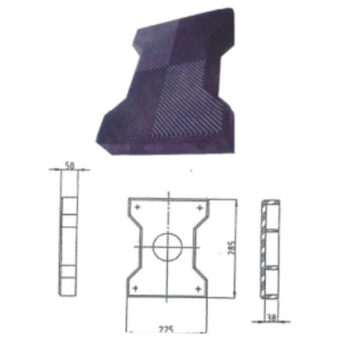 Pavimentazione in pvc betonella doppio T