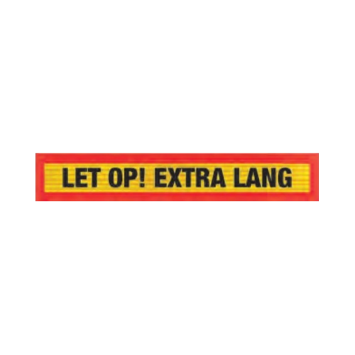 LET OP! EXTRA LANG Plate for Nederland 1130x195x1.8mm