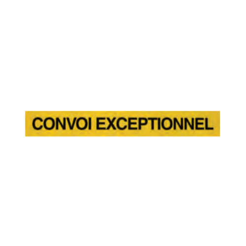 CONVOIS EXCEPTIONNEL - Trasporto eccezionale Francia 1900x250mm supporto telonato