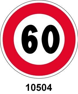 60 - limite di velocità