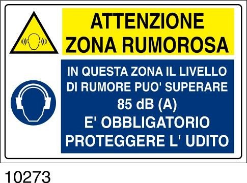 Attenzione zona rumorosa
