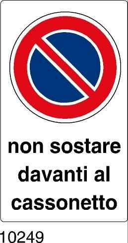 Non sostare davanti al cassonetto