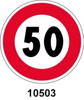 50 - limite di velocità