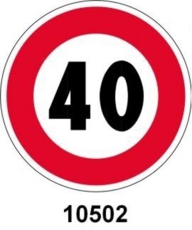 40 - limite di velocità