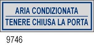 Etichetta adesiva "Aria Condizionata" 170x45 mm