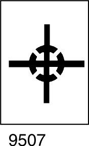 Centro di gravità - etichetta - A - PVC adesivo 85x125 mm - 10 etichette