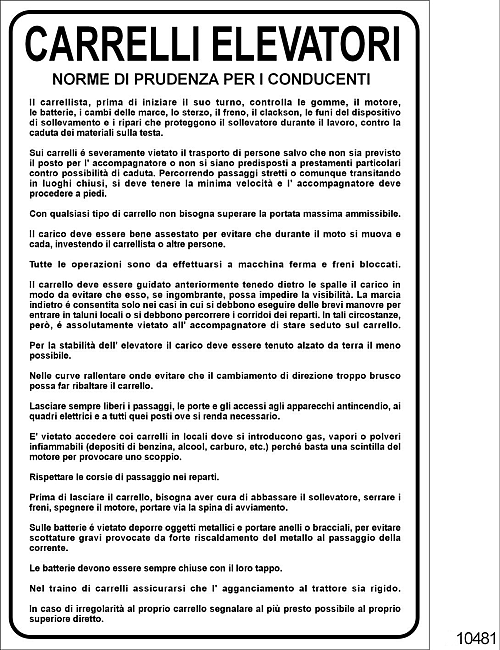 Carrelli elevatori - C - Alluminio -500x700 mm