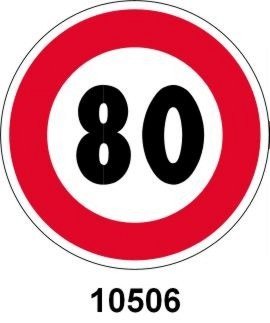 80 - limite di velocità