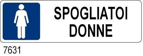 Spogliatoi Donne - all. 230x70 mm