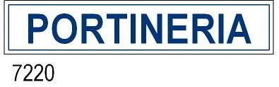Portineria all. 400x80 mm