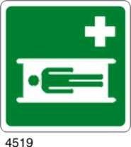 Barella di emergenza - C - Alluminio 230x230 mm