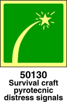 Survival craft pyrotecnic distress signals - A - PVL 150x150 mm