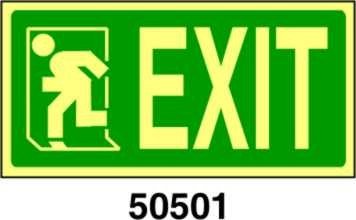 Exit - A - PVL 200x100 mm