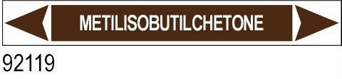 Metilisobutilchetone- etichetta