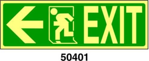 Exit - A - PVL 300x100 mm