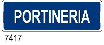 Portineria - B - Alluminio - 800x250 mm