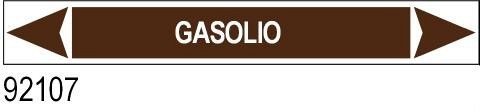 Gasolio - etichetta - B - PVC adesivo - 350x60 mm