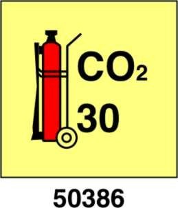 Estintore carrellato a CO2 20 kg h753_10