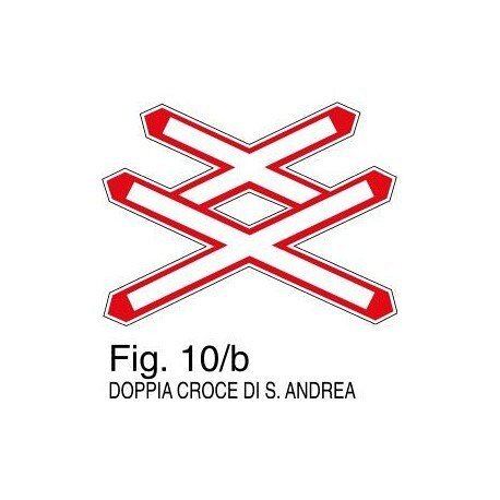 Doppia Croce di S.Andrea - LSR1 - Ferro Rifrangente CL1