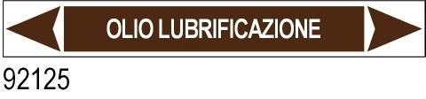 Olio lubrificante - etichetta