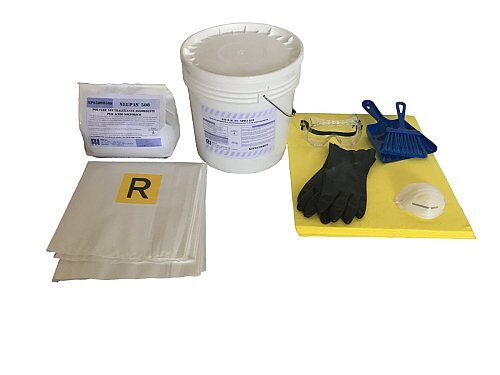 Kit antisversamento per acido solforico in secchio ❒ Victualia®