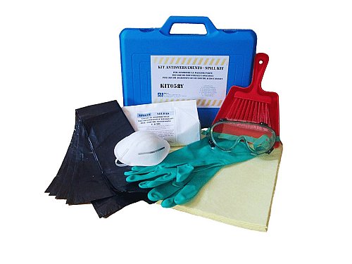 Kit antisversamento per prodotti chimici contenitore valigia PP