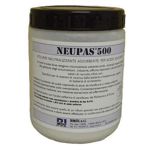 Neutralizzatore assorb. per acido solforico Kg.1 - Rapp. Kg/Lt 0,54