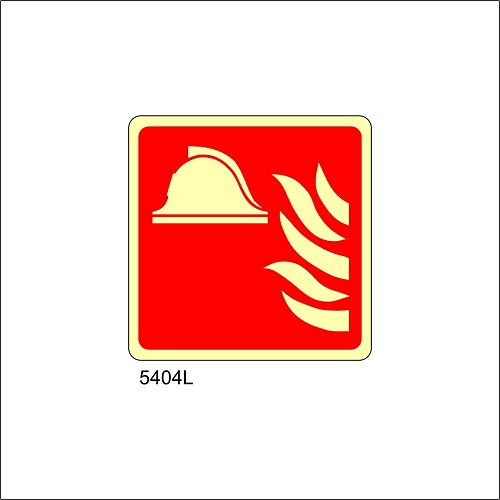 Attrezzature antincendio Luminescente - C - Alluminio Luminescente - 230x230 mm