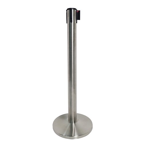 COLONNINA SEGNAPERCORSO SILVER nastro lunghezza 5 mt - NASTRO ROSSO