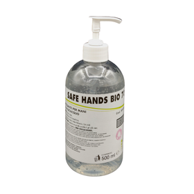 Gel igienizzante mani Safe hands BIO 500 ml 70% alcool