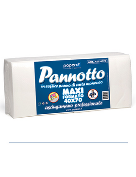 Cartone di Asciugamano Pannotto Maxi in TNT da 10 confezioni da 70 pezzi