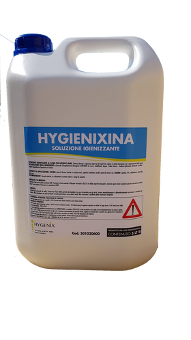 Soluzione igienizzante al cloro per superfici dure Hygienixina